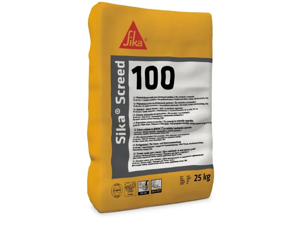 nivelační hmota  SIKA LEVEL 100AT rychletvrdnoucí, pro tl. 0,5-15mm,25MPa, 25kg