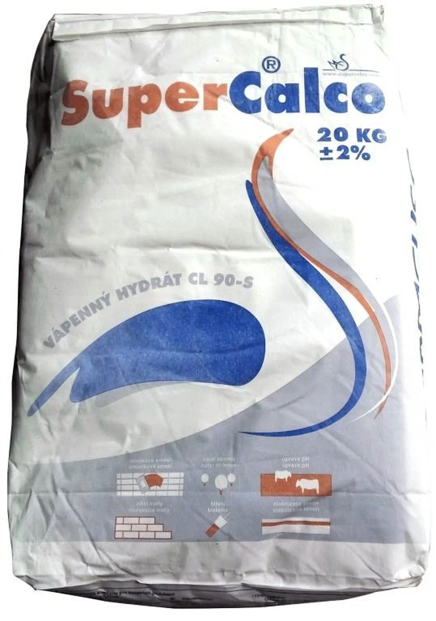 vápenný hydrát SuperCalco CL 90, 20kg, 50pyt/pal