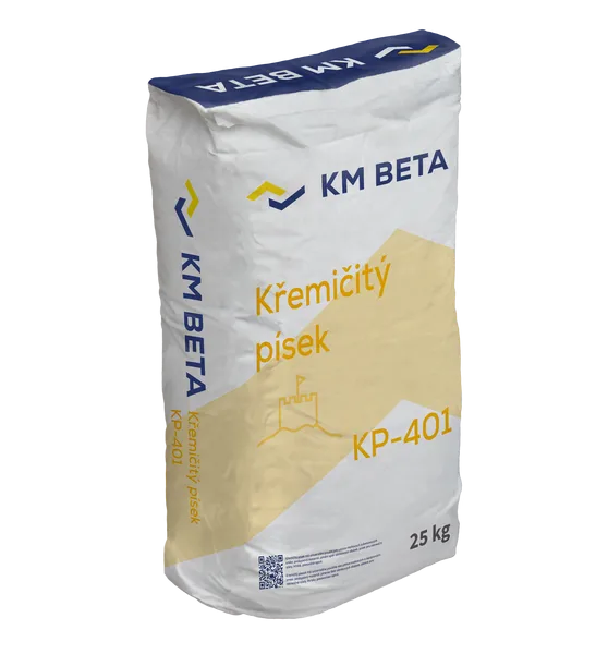 kamenivo  křemičitý písek KM BETA na zámkovou dlažbu, 0-2mm, 25kg 48ks/pal