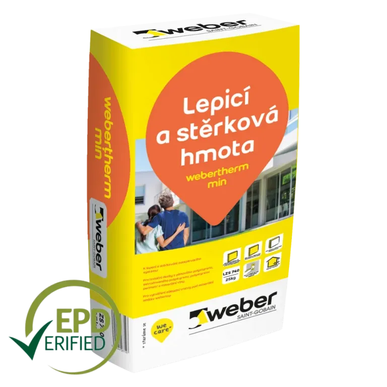 WEBER Therm min 740, 25kg, lepící a stěrkovací hmota pod omítky TOP,42p/pal