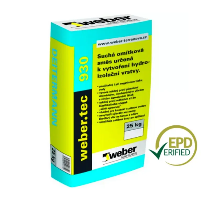 WEBER  930 malta zdicí a spárovací na lícovky 25kg, 42p/pal