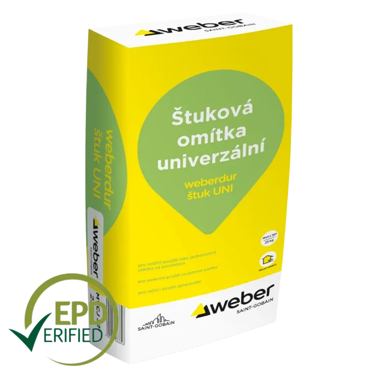 WEBER  MVCJ 321 štuková omítka univerzální 25kg, 42p/pal