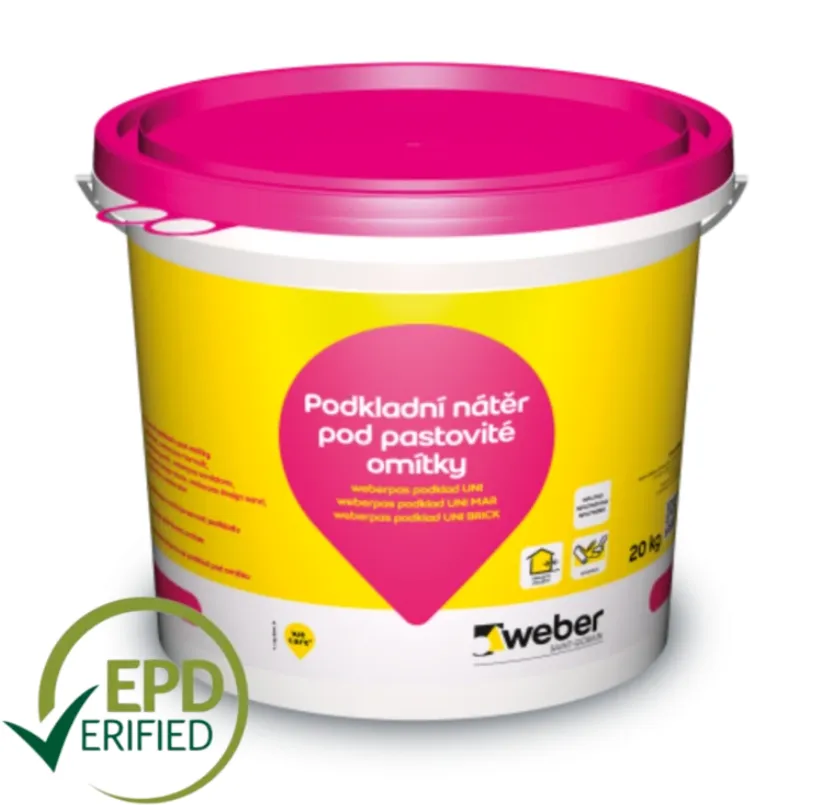TERR.podkladní nátěr weber.pas UNI červený, 20kg