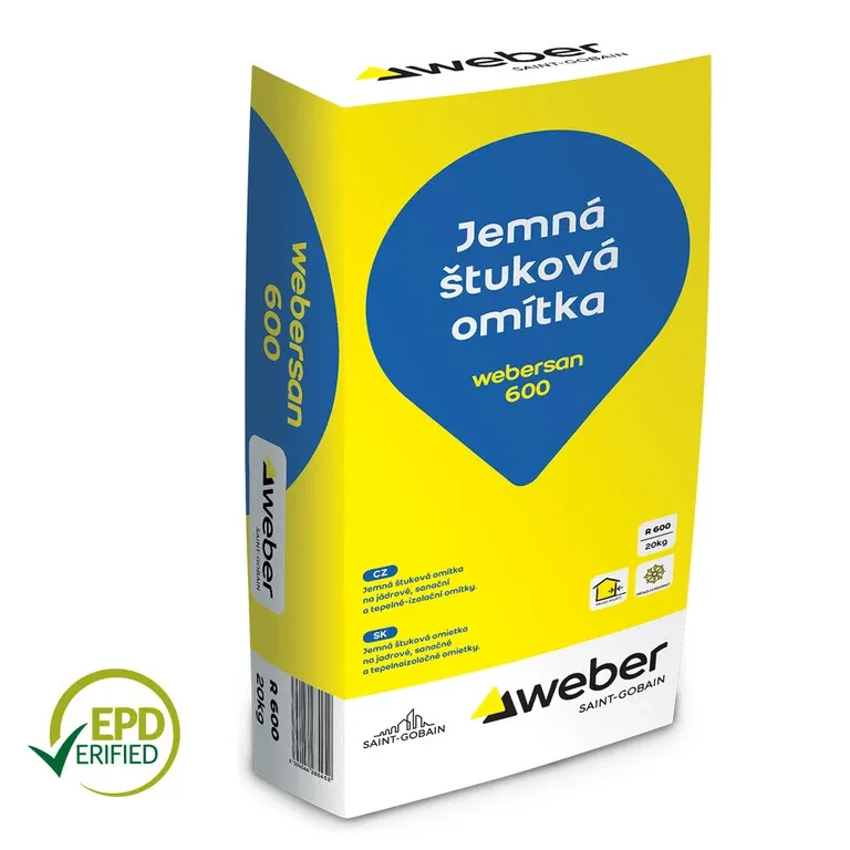 WEBER san 600, 20kg, štuk