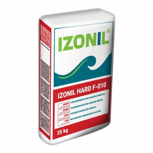 sanační omítka hydrofilní IZONIL HARD F-010 jemná, 25kg