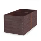 TRANSFORM Vyvýšený záhon - pěstební kompostér 300 × 106 × 79 cm, hnědá