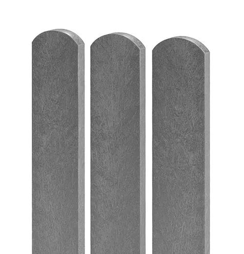 TRANSFORM Plotovka 78 × 21 mm, délka 0,6 m, s půlkulatou hlavou, šedá