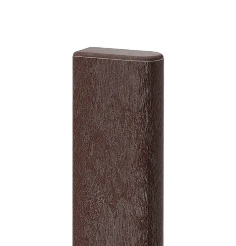 TRANSFORM Prkno 100 × 45 mm půlkulaté, délka 1,7 m, lavičkové, hnědá