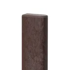 TRANSFORM Prkno 100 × 45 mm půlkulaté, délka 1,7 m, lavičkové, hnědá