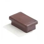 TRANSFORM Záslepka jeklu 50 × 30 mm, plastová, hnědá