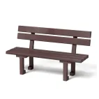 TRANSFORM Lavička Eva, délka 1,5 m / 41 CM, hnědá