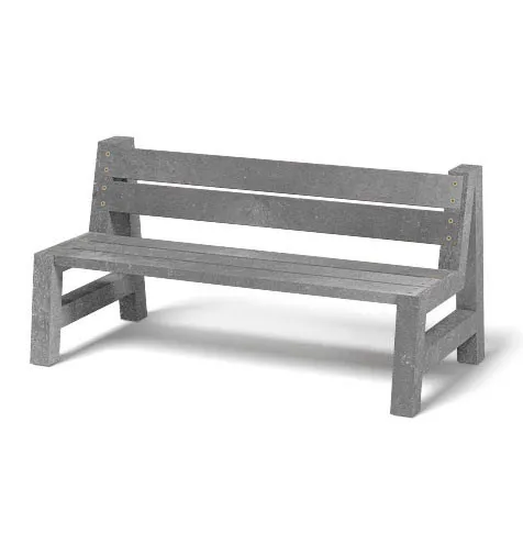 TRANSFORM Lavička SOFIE, délka 1,5 m / 41 cm, šedá