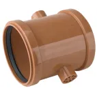 V  KGU převlečné hrdlo s úchytem DN 125mm, oranžové