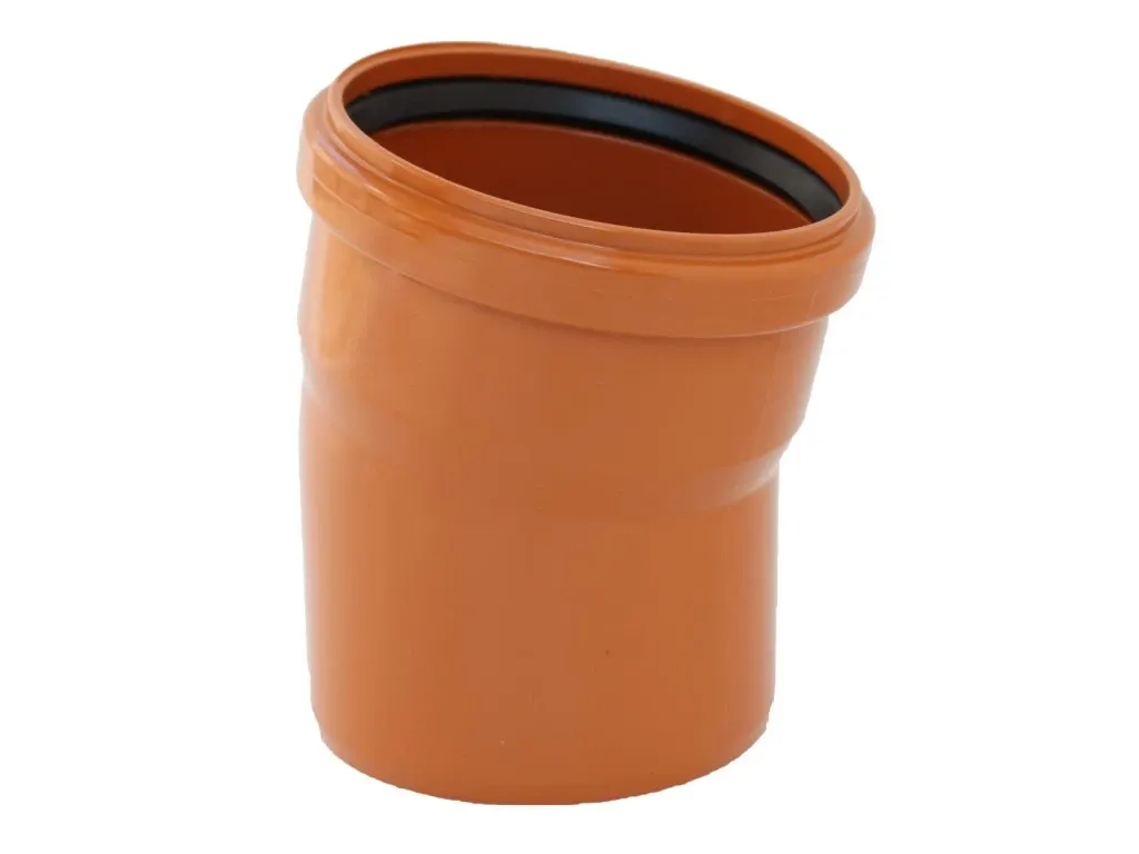 V  KGB koleno 250/15°, oranžové