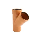 V  KGEA odbočka DN 200/200/45°, oranžová