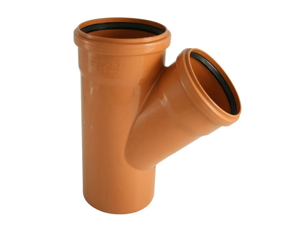 V  KGEA odbočka DN 315/160/45°, oranžová