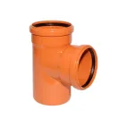 V  KGEA odbočka DN 125/125/87°, oranžová