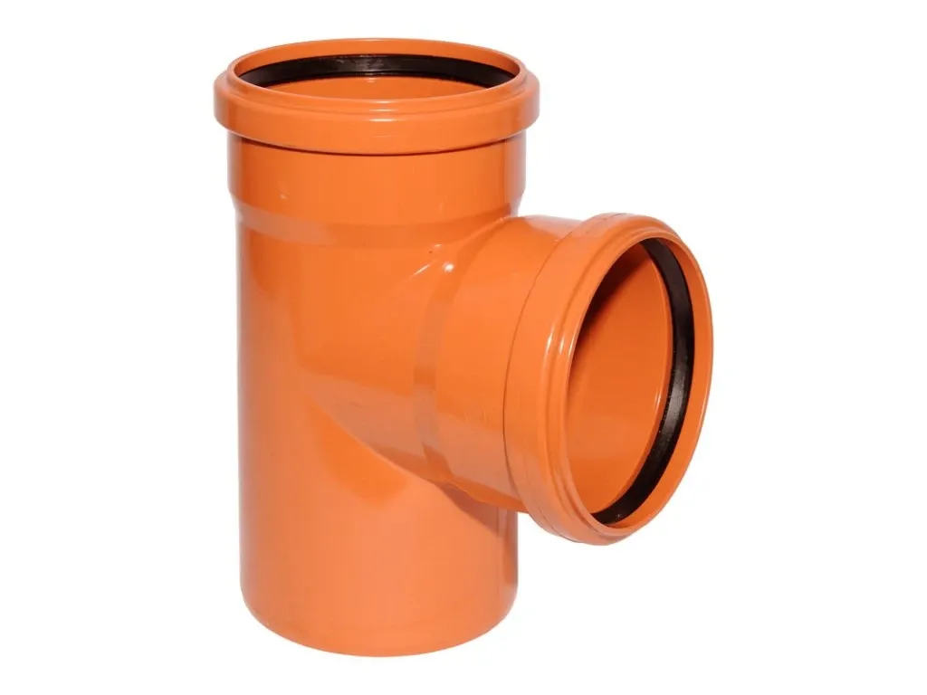 V  KGEA odbočka DN 110/110/87°, oranžová