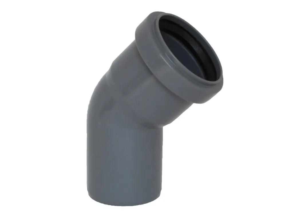 V  HT koleno HTB DN  75/45°, šedé