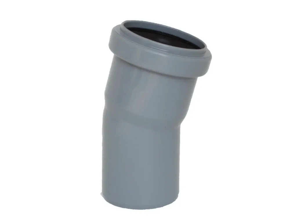 V  HT koleno HTB DN  40/15°, šedé