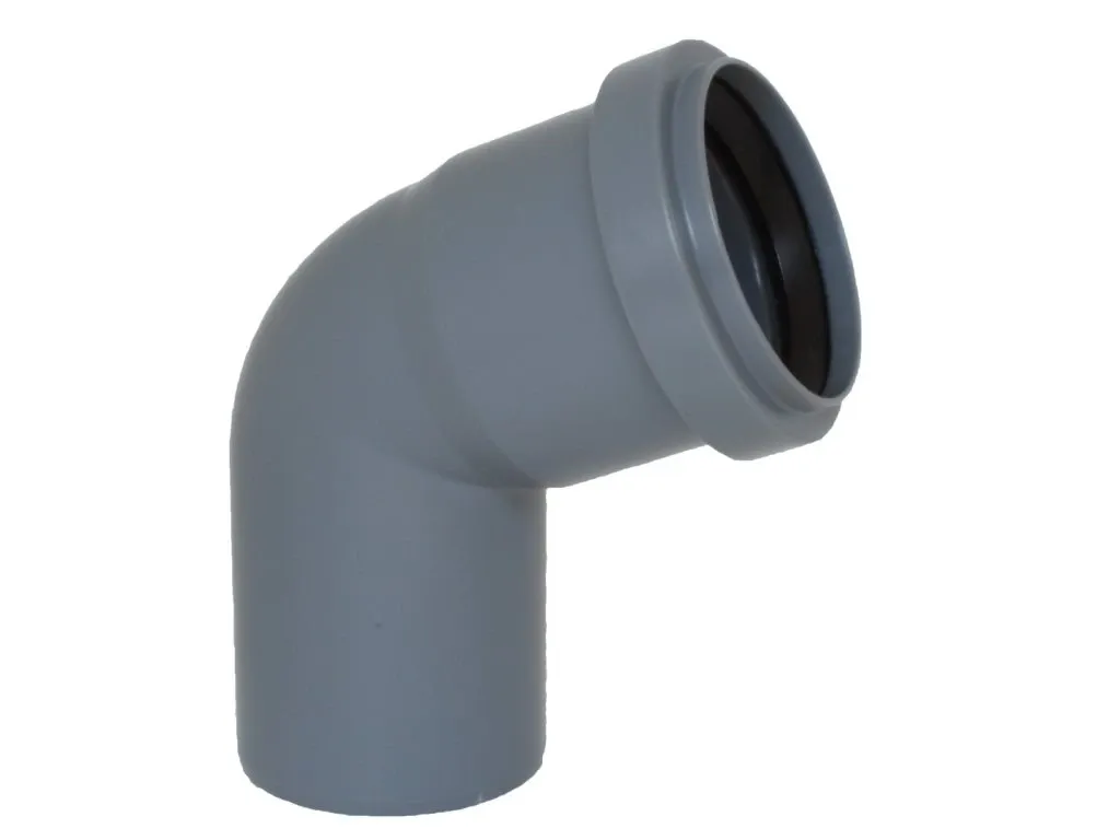 V  HT koleno HTB DN  50/67°, šedé