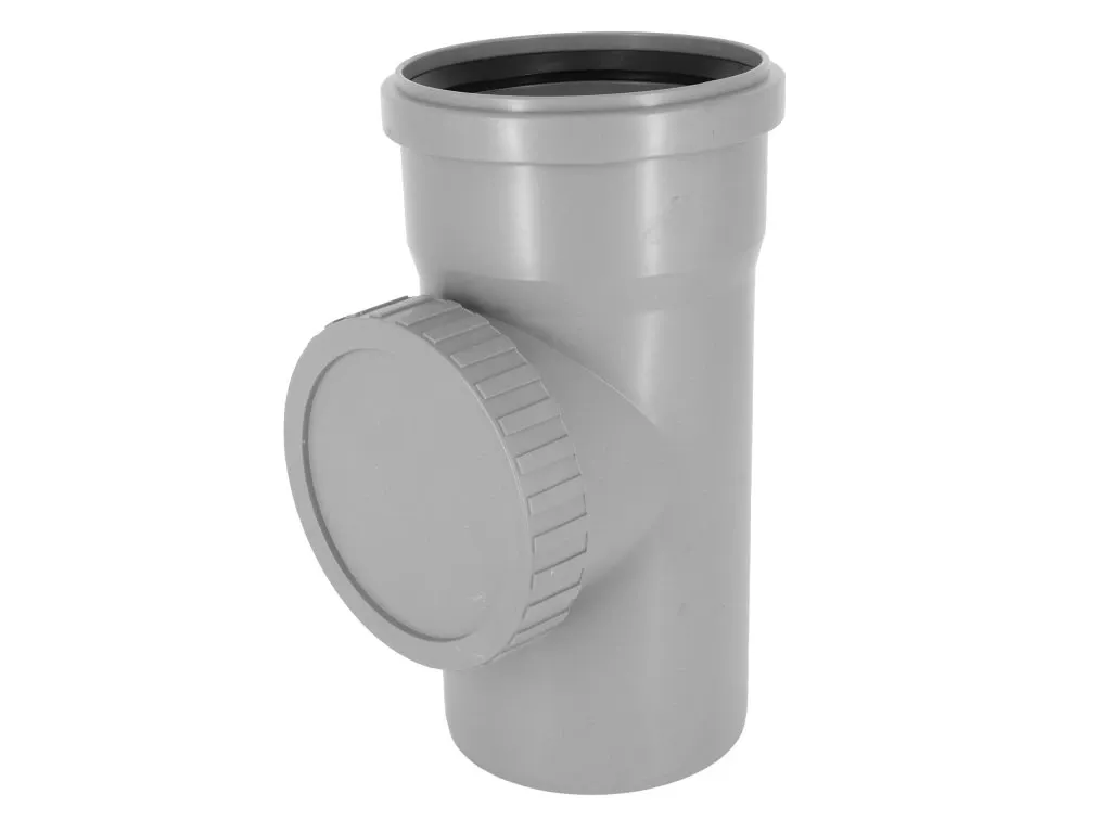 V  HT čisticí kus HTRE DN 110mm, šedý