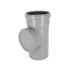 V  HT čisticí kus HTRE DN 110mm, šedý