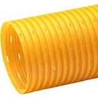 Drenáž  PVC  80mm bez perforace, žlutá