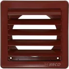 HACO větrací mřížka  175x175 gravitační hnědá / 125