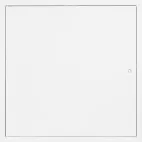 dvířka plechová bílá 150x150