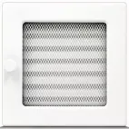 mřížka   4A 1717 ZW  zaoblená bílá + žaluzie