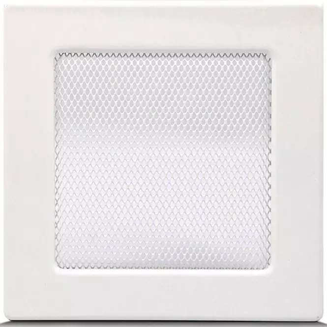 mřížka   4F 1711 OW  rovná bílá