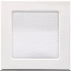 mřížka   4F 1730 ZW  rovná bílá + žaluzie