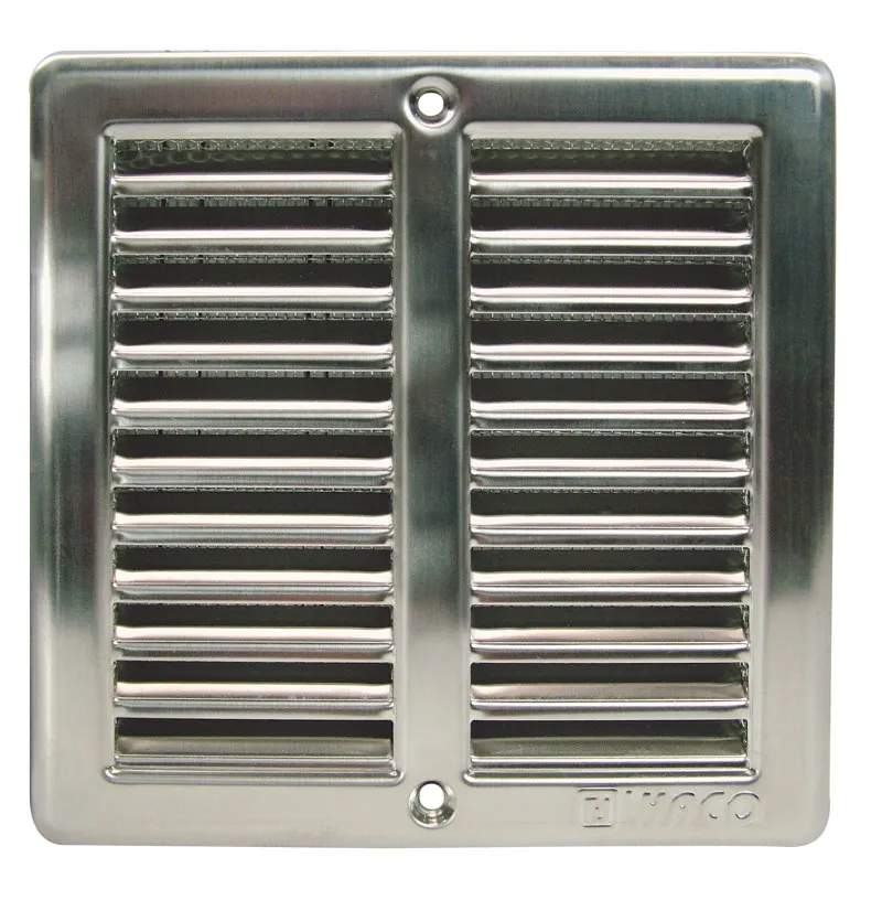 mřížka nerez 150x150 BK   5050