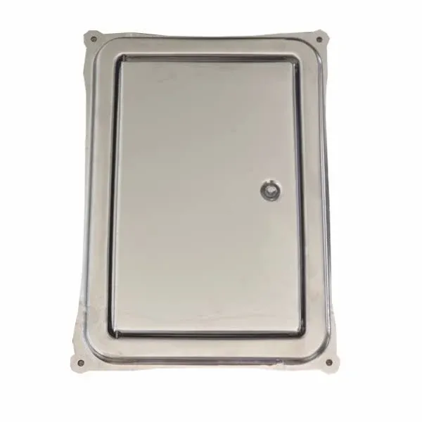 komínová dvířka kovová-nerez-upmann s izolací 260x230mm