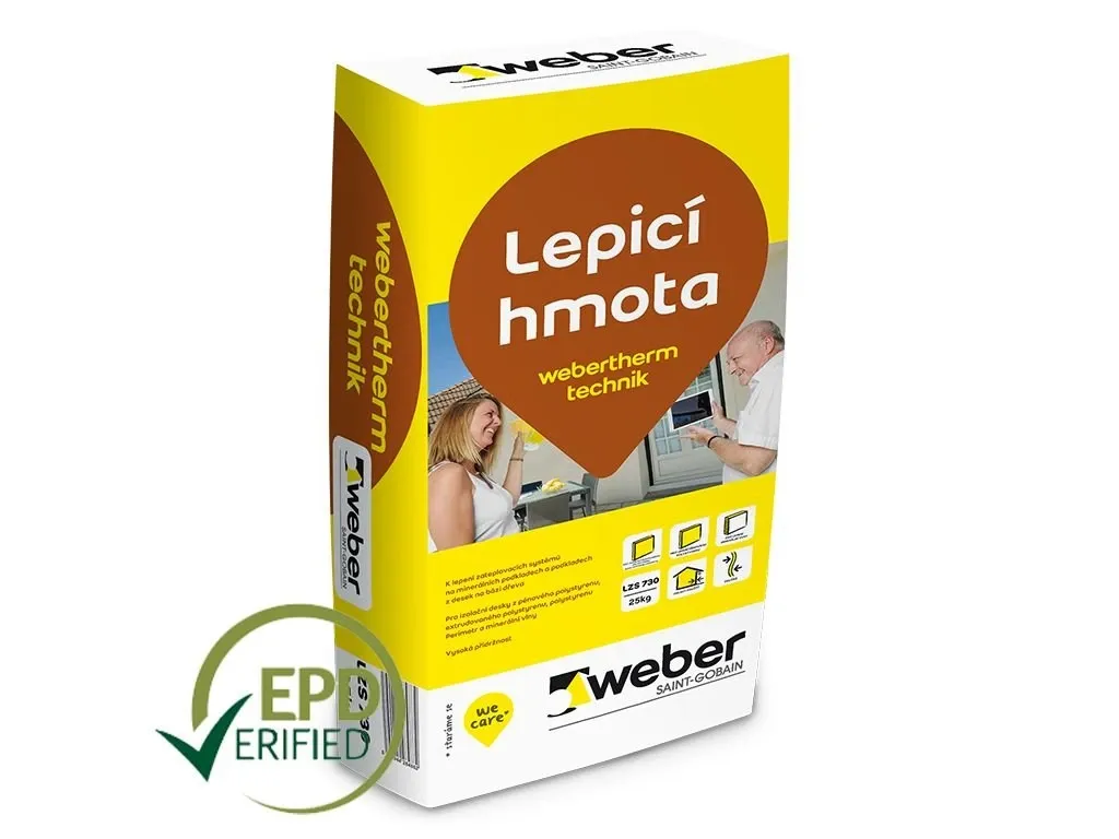 WEBER  Therm technik, 25kg, lepení EPS na OSB, CETRIS, 42p/pal