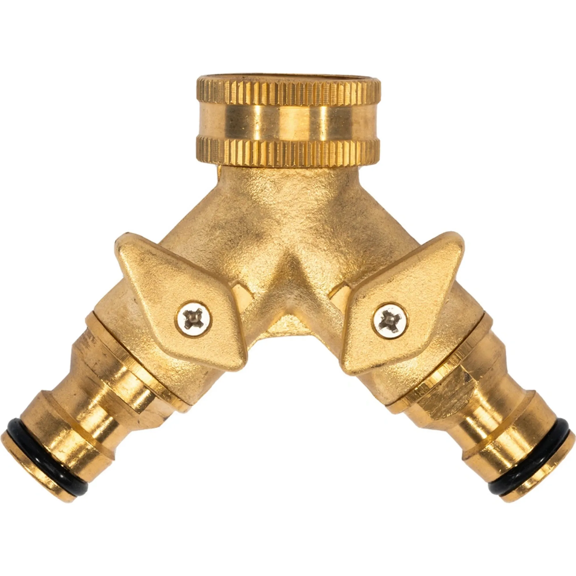 hadice MOSAZ rozdvojka s ventily pro 2 rychlospojky