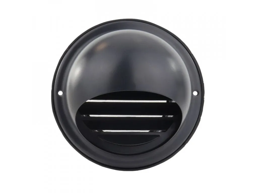 větrací mřížka 200mm NEREZ černá