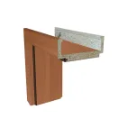 zárubeň obložková 70 - kašírovaná olše síla zdi 100mm SDK !!!