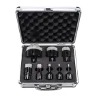 XTLINE Sada diamantových vykružovacích korunek 6-68 mm 8 dílů - hliníkový obal