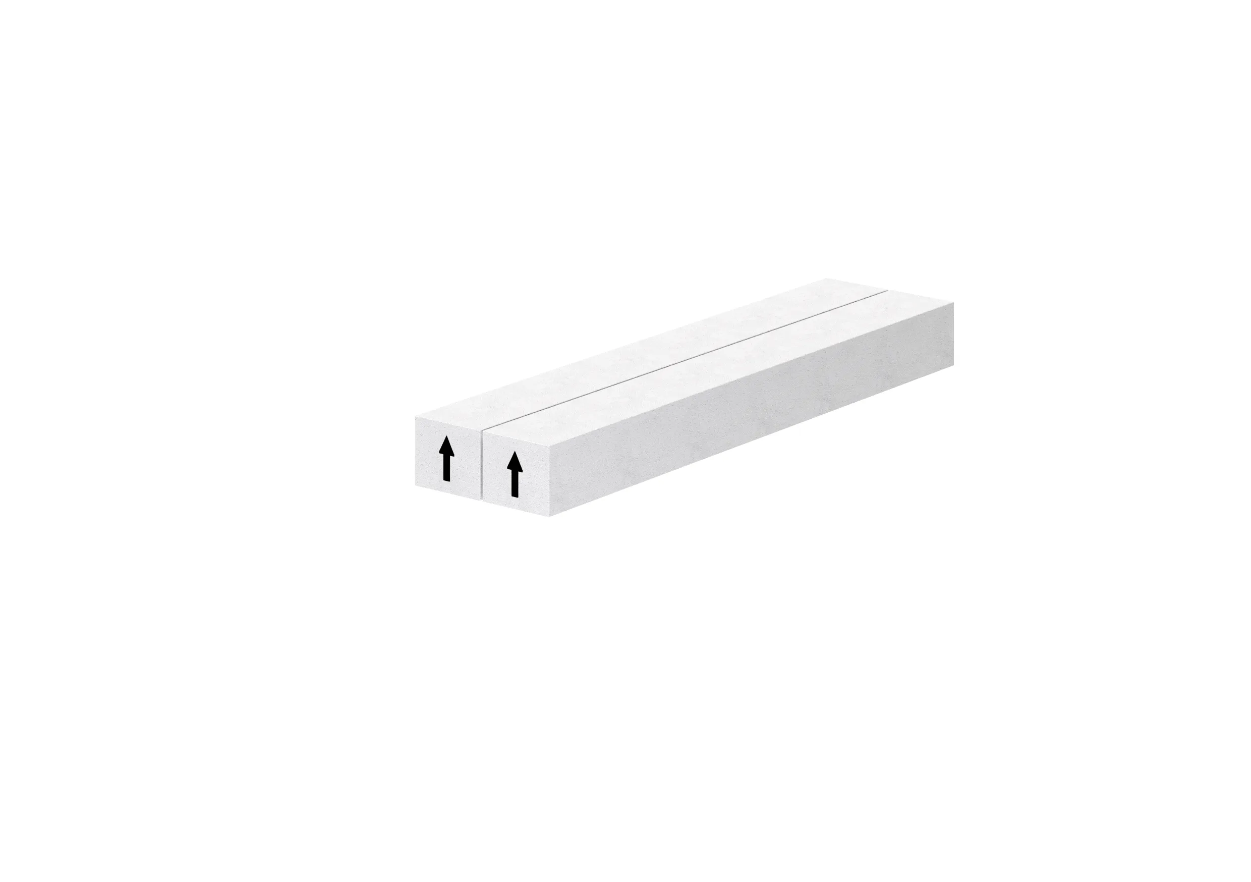 YTONG překlad plochý 150x124x1250mm, 32ks/pal PSF150-1250