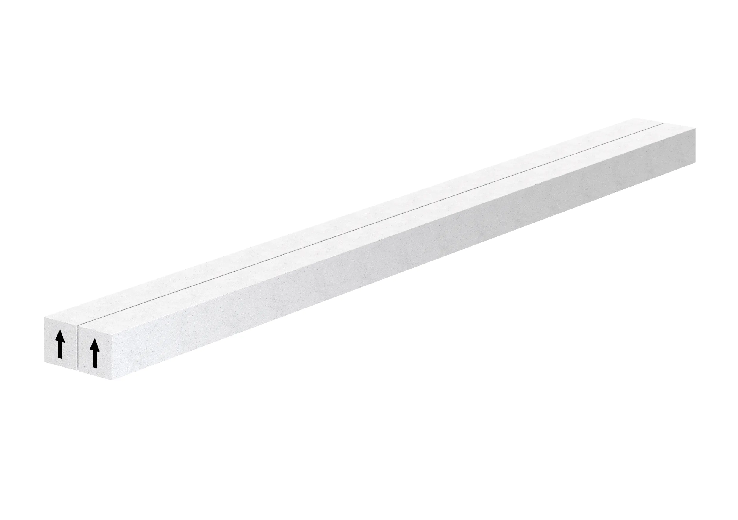 YTONG překlad plochý 125x124x3000mm, 48ks/pal PSF125-3000