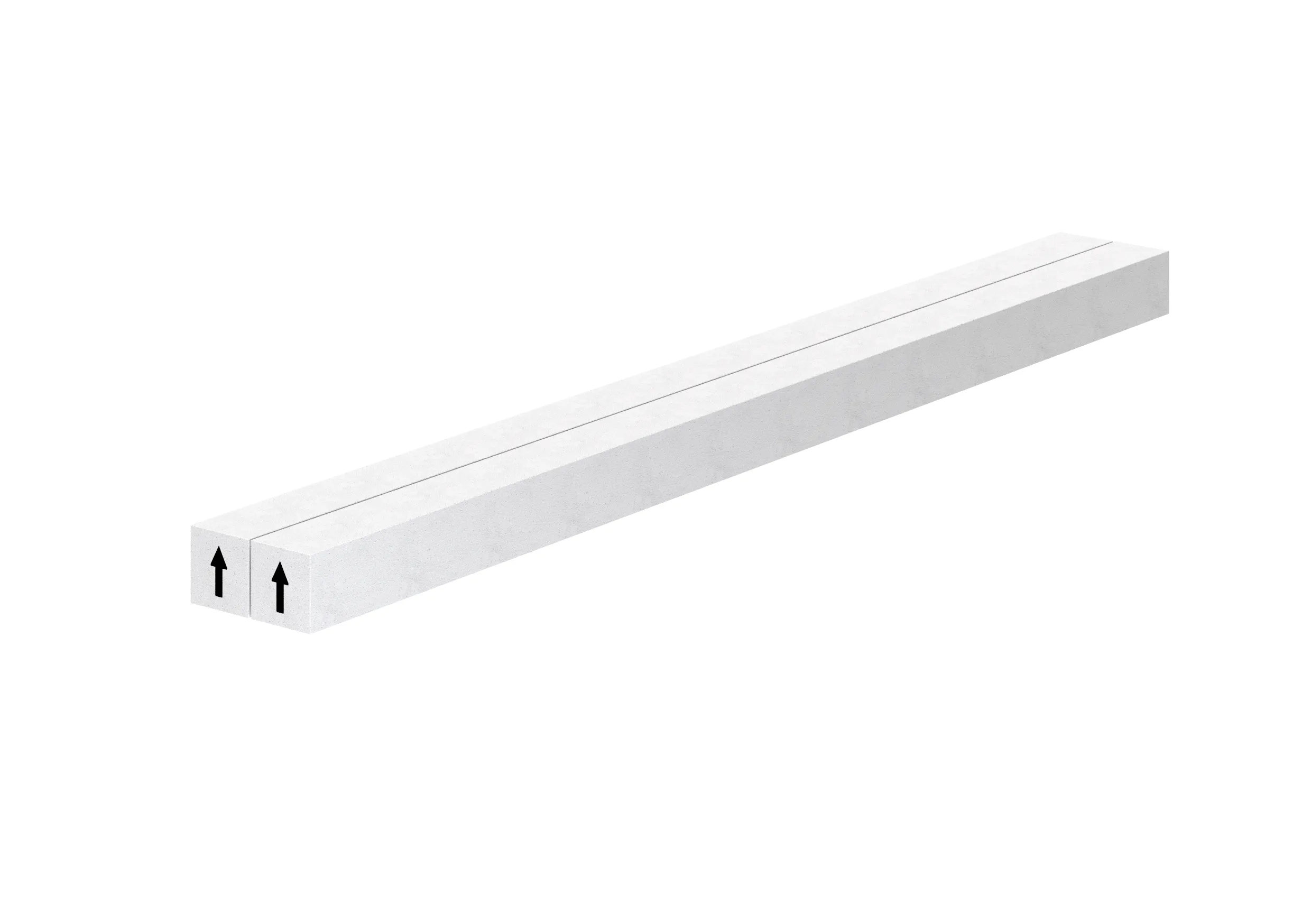 YTONG překlad plochý 125x124x2500mm, 48ks/pal PSF125-2500