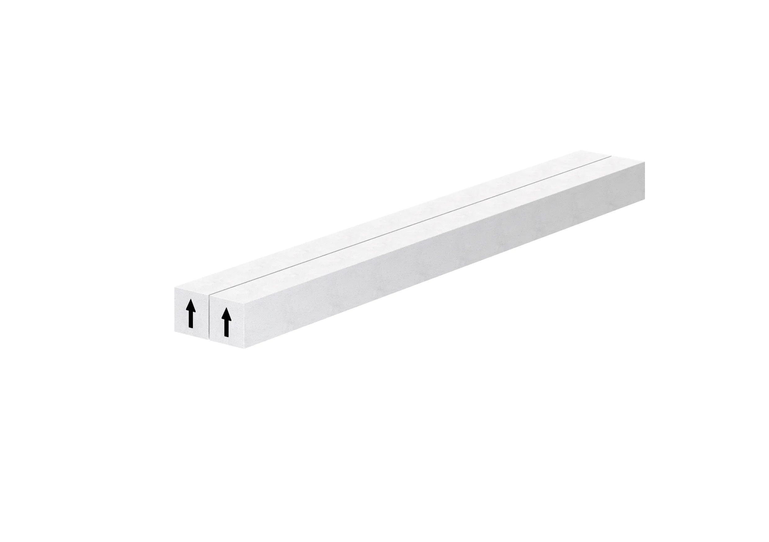 YTONG překlad plochý 125x124x2000mm, 48ks/pal PSF125-2000