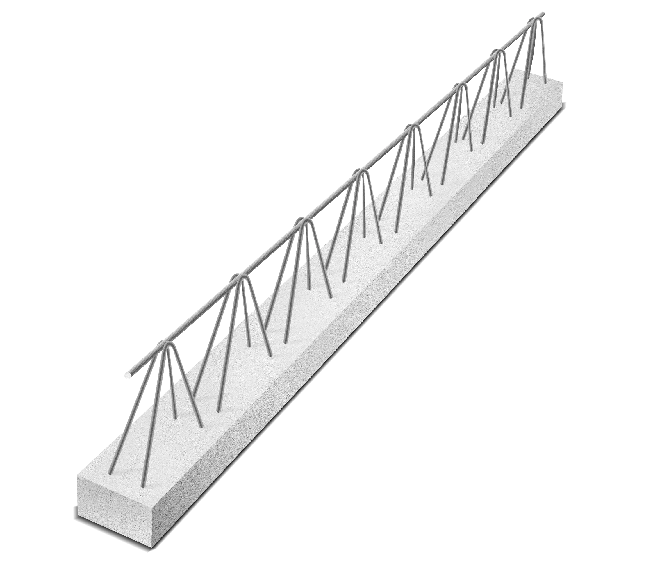 YTONG stropní nosník   A pro strop tl.250mm, 120/205/4200mm