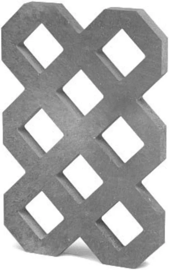 zatravňovací dlažba plast  60x40x4 šedá Lite