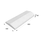 ZÁKRYTOVÁ DESKA PRESBETON 800x400x80mm, ZD 1-30 průběžná, přírodní