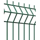 pletivo svařovaný panel  NYLOFOR CLASSIC 3D S PROLISEM Zn+PVC zelený, v.1730mm, délka 2500mm