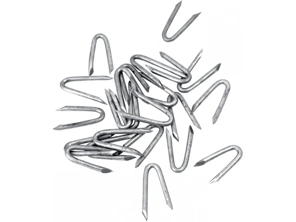 pletivo skoby Zn 4,2z42mm k montáži lesnických pletiv, 5kg