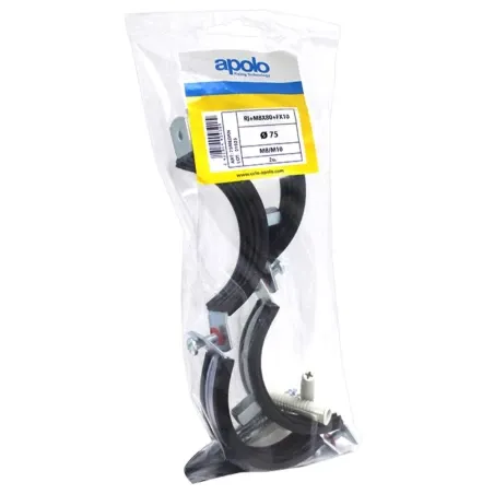 APOLO MEA sada příchytek FX 10 na trubku RI 110, 2ks - objímka s těsněním